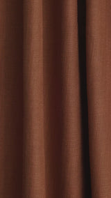 Linen curtain - Terracotta