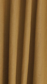 Linen curtain - mustard