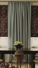 Sakura Raw cotton curtain - Dove Blue