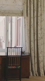 Sakura Jacquard Roman blind - Ivory