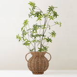 Uni rattan vase with glass insert, pre-order
