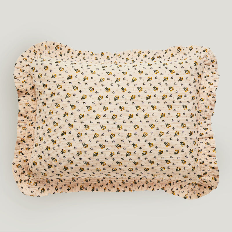 Leinikki floral print blush cushion (2 left)