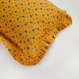 Leinikki floral print mustard cushion (last 1)