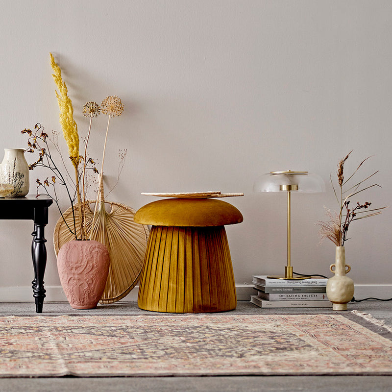 Natural glazed stoneware vase