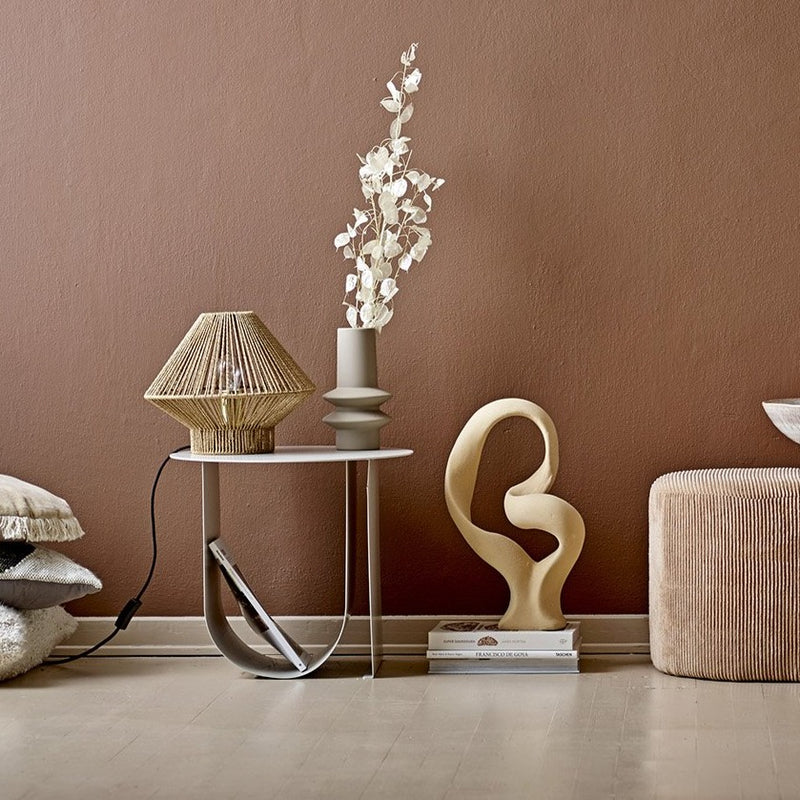 Isold natural glazed stoneware vase