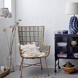 Natika table lamp with linen lampshade
