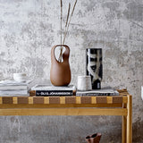 Vefa hand-painted terracotta vase