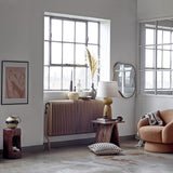 Lavin stoneware table lamp with cotton shade
