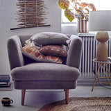 Lavin stoneware table lamp with cotton shade