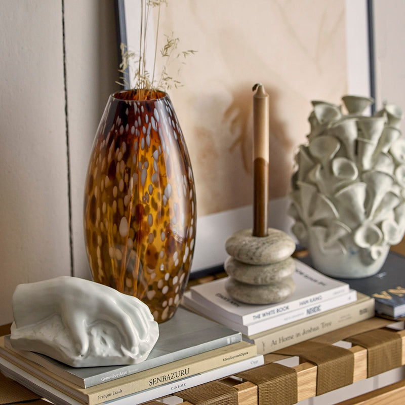 Junes x-large glazed stoneware vase