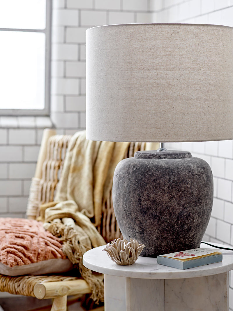 Stoneware table lamp deals