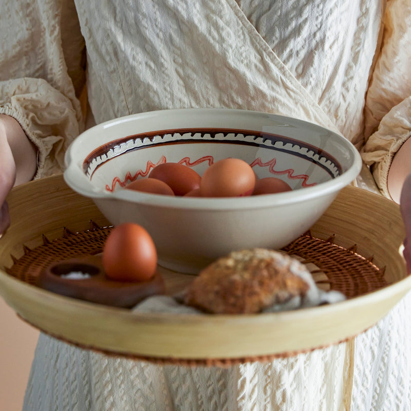 Heikki hand painted glazed stoneware bowl (2 left)