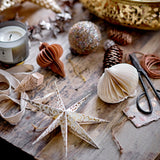 Lecce paper star ornament - set of two (2 left)