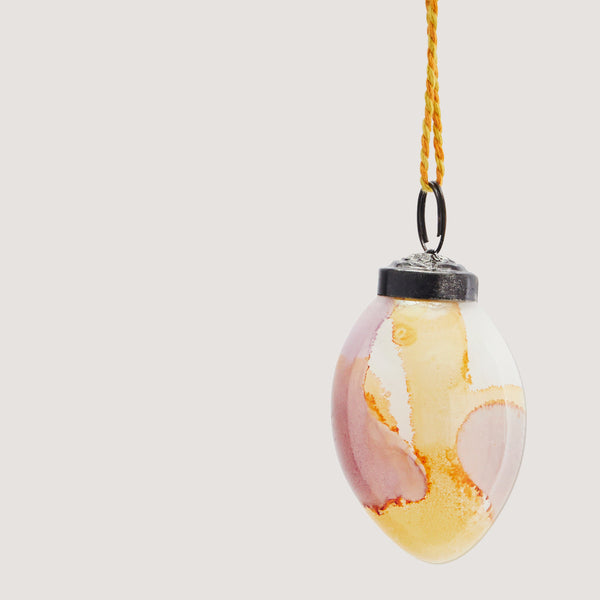 Akva handmade glass decorative egg