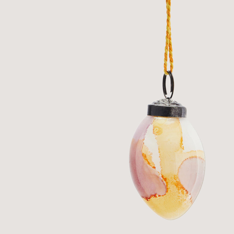 Akva handmade glass decorative egg