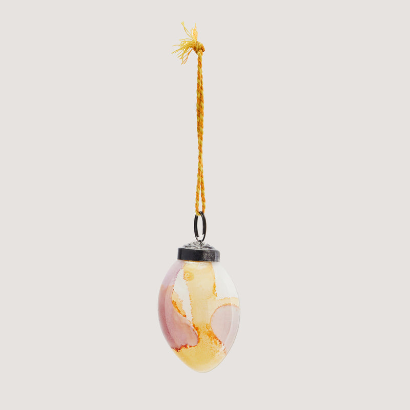 Akva handmade glass decorative egg