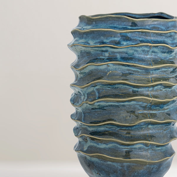 Arturo XL glazed stoneware vase