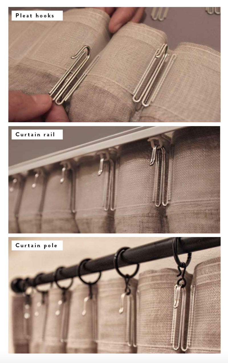 Sheer linen curtain fabric sample – Grey