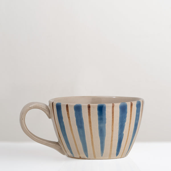 Derry hand painted glazed stoneware mug
