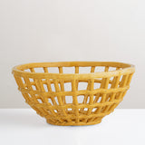 Electra handcrafted stoneware fruit bowl
