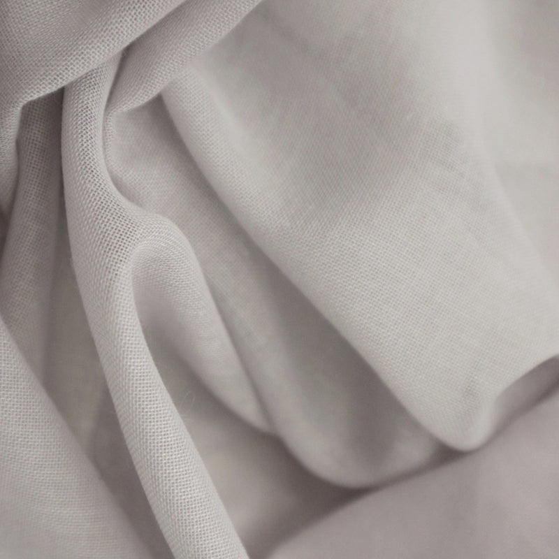 Voile sheer fabric - grey