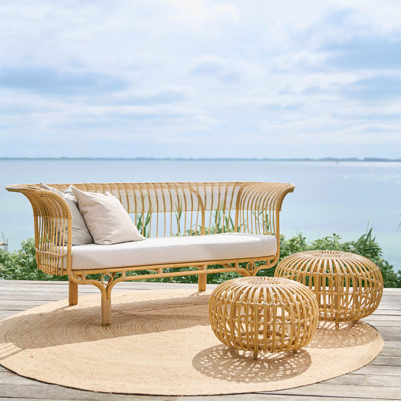 Cane ottoman shop big w