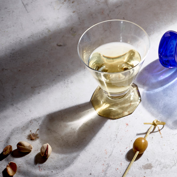 HKLiving Coloured cocktail glass, set of 4