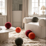Gotain sculptural sphere cushion - Moss green