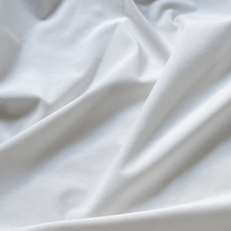 Velvet fabric - Pure White
