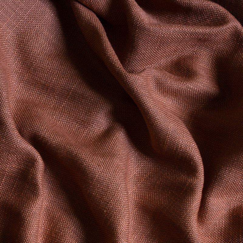 Linen fabric - Terracotta