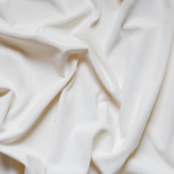 Velvet fabric - Off-white