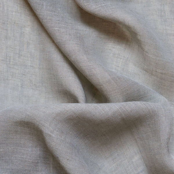 Curtain sheer linen fabric sample – Grey
