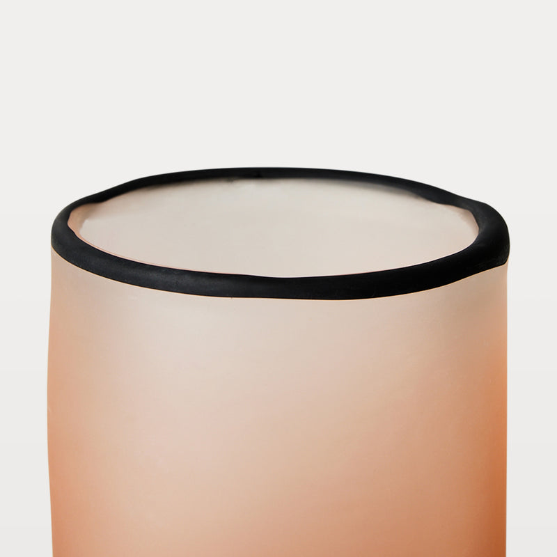 HKLiving blush glass tea light holder