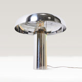 HKLiving mushroom chrome table lamp