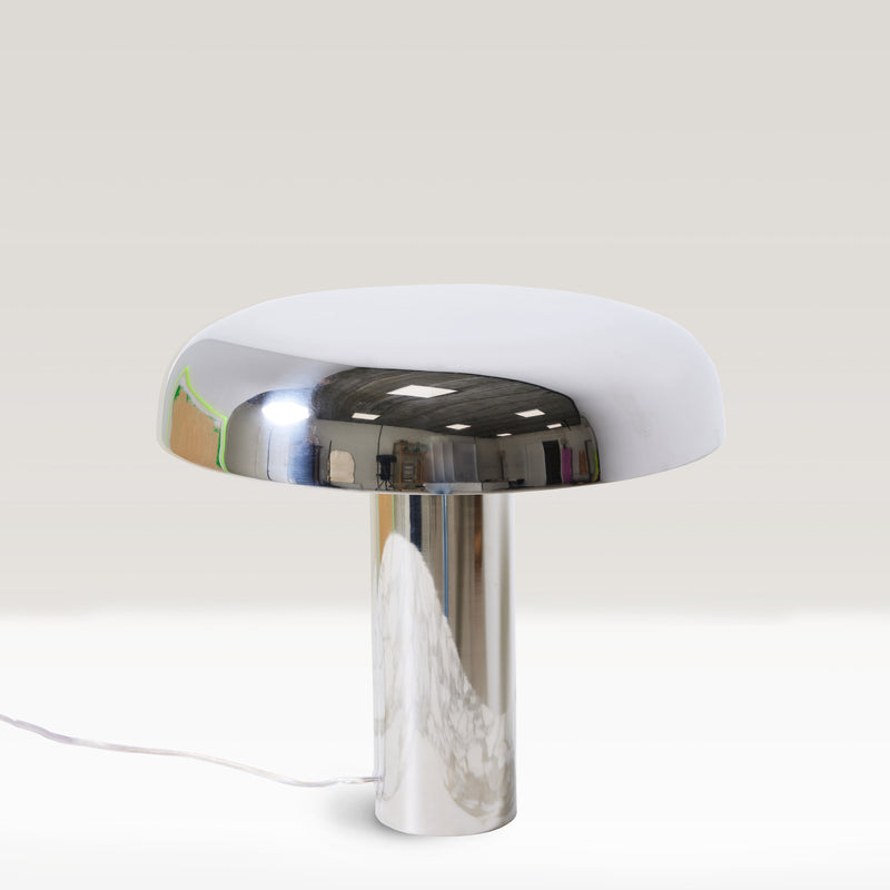 HKLiving mushroom chrome table lamp