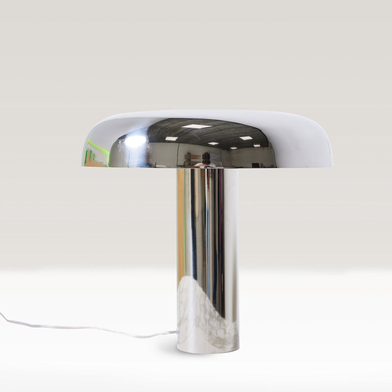HKLiving mushroom chrome table lamp