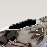 HKLiving chrome bag of crisps vase