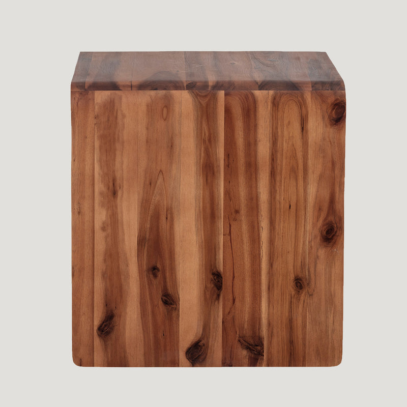 Hassel Acacia wood side table - express delivery