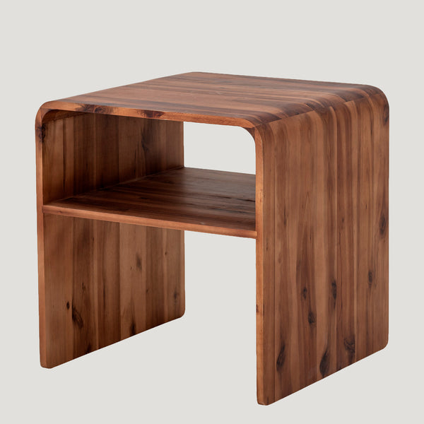 Hassel Acacia wood side table - express delivery