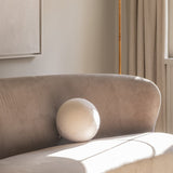Gotain sculptural sphere cushion - Cream