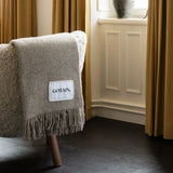 Merino wool throw