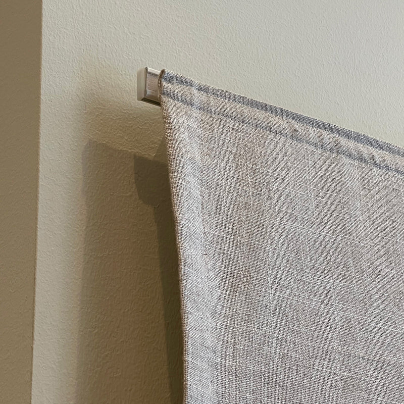 Linen roman blind - pink