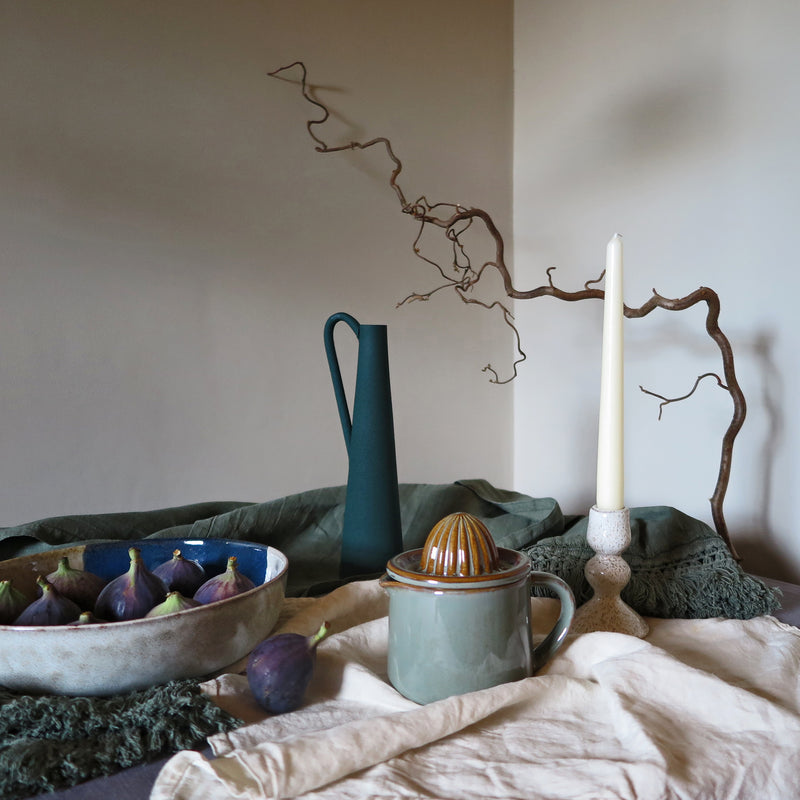 Jules handcrafted natural glazed serving bowl