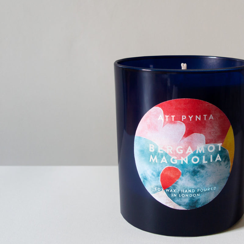 Bergamot & Magnolia scented candle