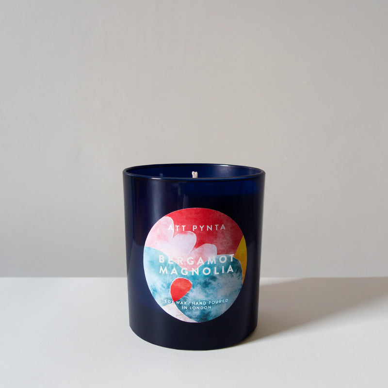 Bergamot & Magnolia scented candle