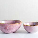 Handmade bowl with 24 carat gold - Att Pynta