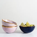 Handmade bowl with 24 carat gold - Att Pynta