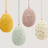 Karolina hand-painted decorative paper eggs - set of 6