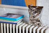 HKLiving chrome bag of crisps vase