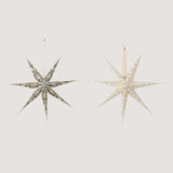 Lecce paper star ornament - set of two (2 left)